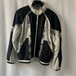 East-West windbreaker women's medium vintage nylon retro 1990s 90s streetwear